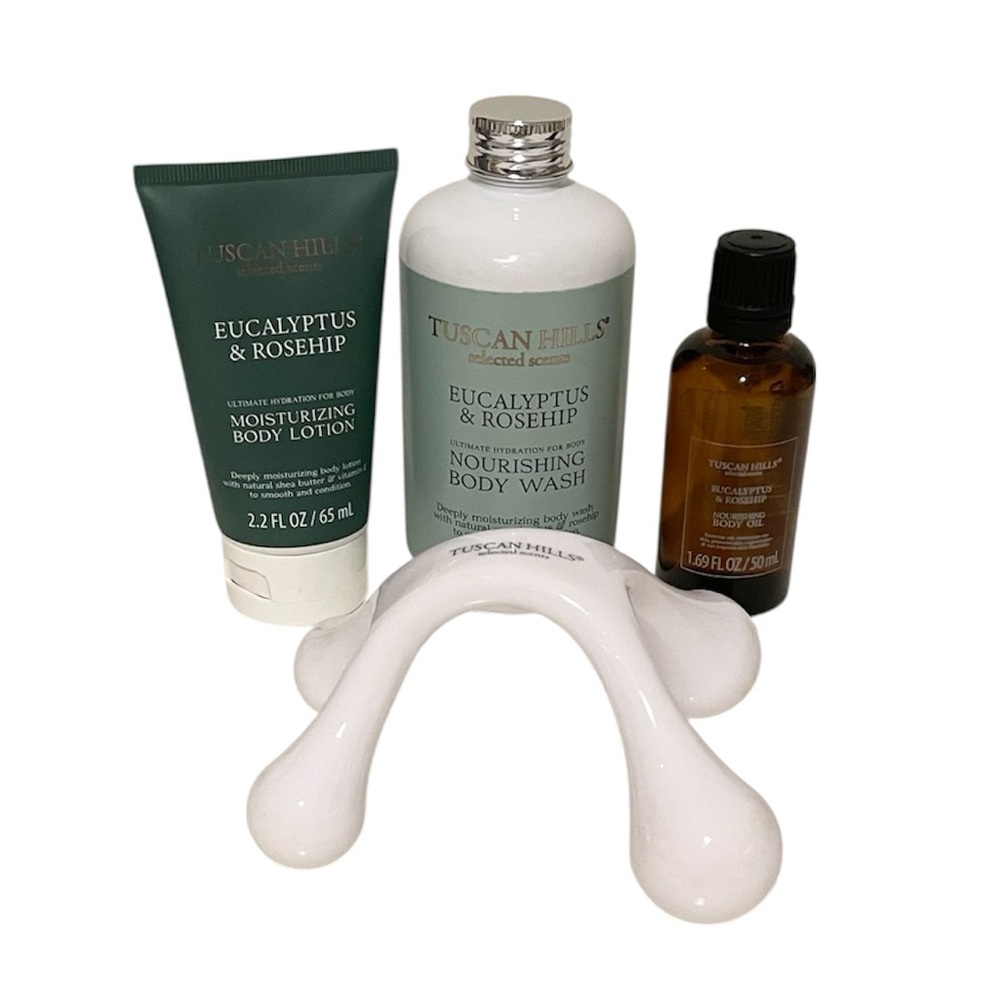 Tuscan Hills Eucalyptus & Rosehip Ultimate Hydration 4-Piece Body Care Set